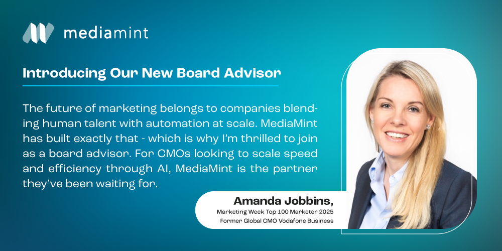 Appointment of Global Marketing Leader Amanda St. L. Jobbins at MediaMint 